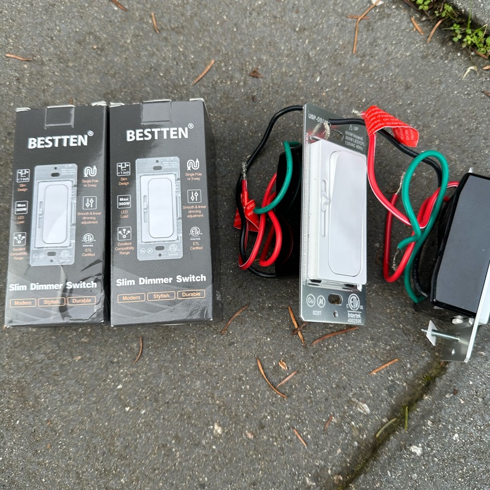 White Slim Dimmer Switch